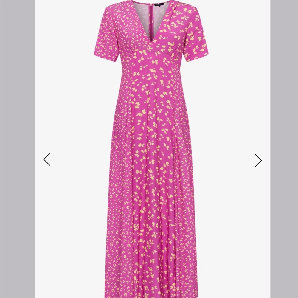 FRENCH CONNECTION Bonita  Maxi Dress-pink - Picture 4 of 13